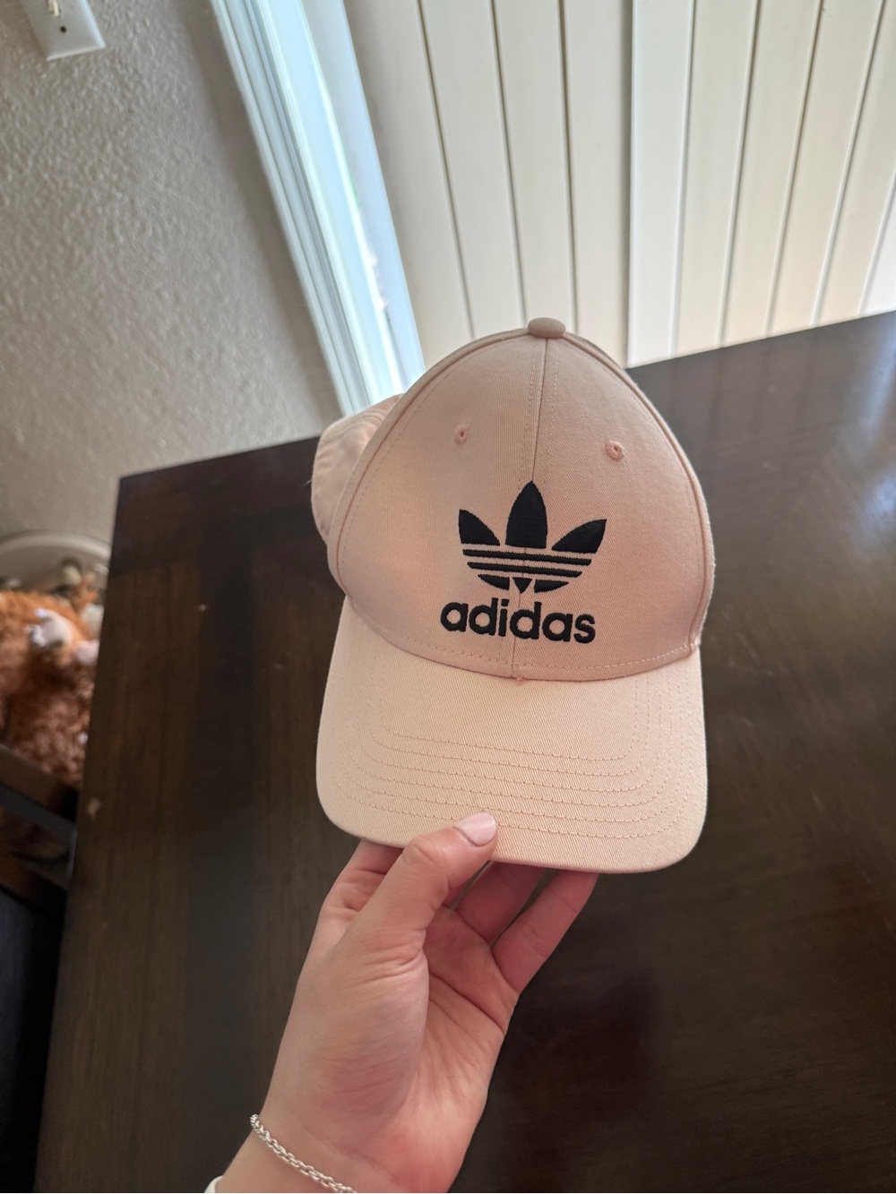 adidas Light Pink Trefoil Baseball Hat